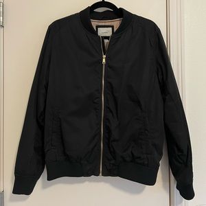 Black Bomber Jacket